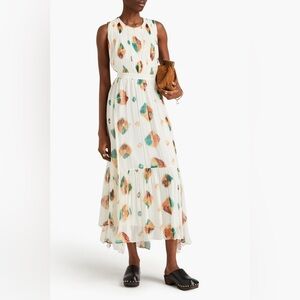 Ulla Johnson Elegant Multicolor Patterned Maxi Dress